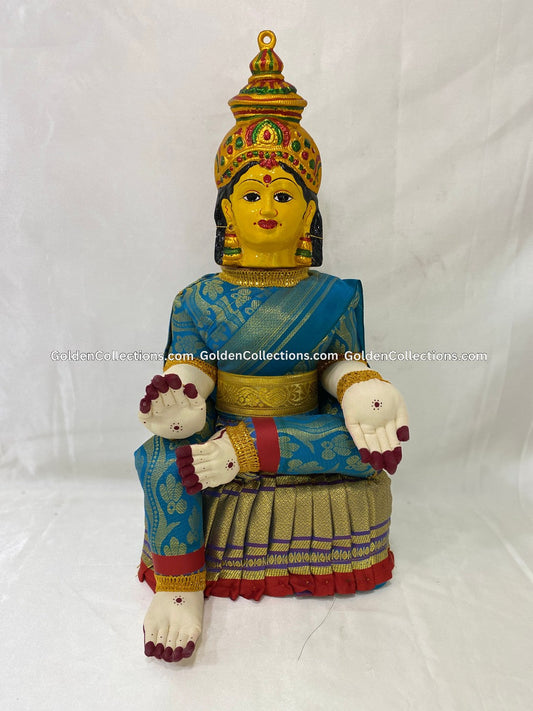 Varalakshmi Amman Idol Full Set 19 in Multi Color VVD042 for Varalakshmi Vratham pooja image 1