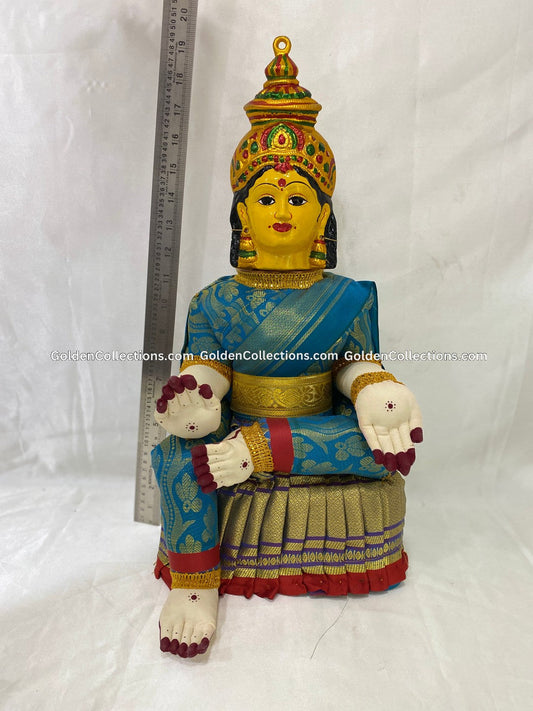 Varalakshmi Amman Idol Full Set 19 in Multi Color VVD042 for Varalakshmi Vratham pooja image 2