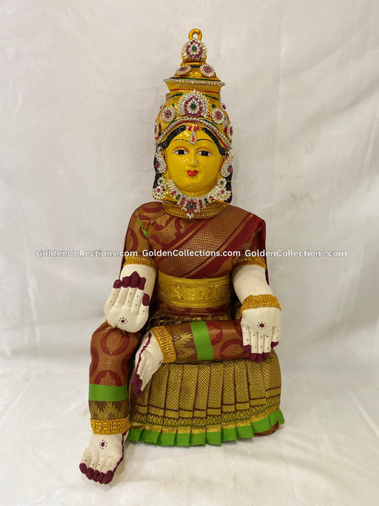 Varalakshmi Amman Idol Full Set 19 in Multi Color VVD043 for Varalakshmi Vratham pooja image 1