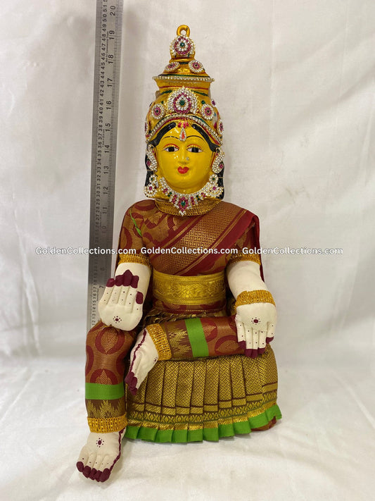 Varalakshmi Amman Idol Full Set 19 in Multi Color VVD043 for Varalakshmi Vratham pooja image 2