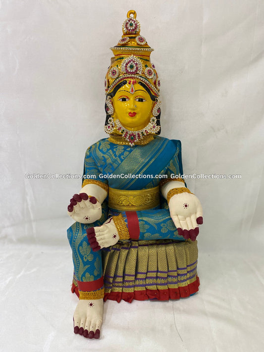 Varalakshmi Amman Idol Full Set 19 in Multi Color VVD026 for Varalakshmi Vratham pooja image 1