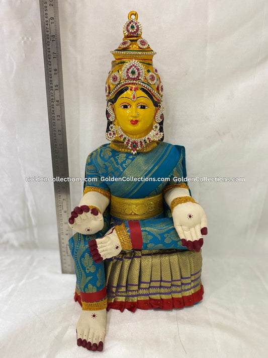 Varalakshmi Amman Idol Full Set 19 in Multi Color VVD026 for Varalakshmi Vratham pooja image 2