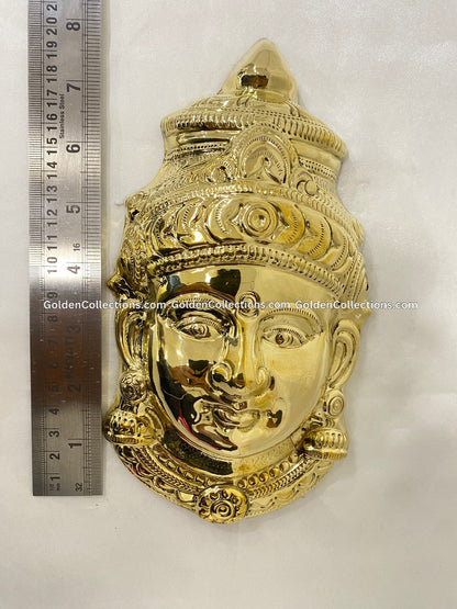 Varalakshmi Vratham Ammavari Brass Faces - GoldenCollections VDF-014 2