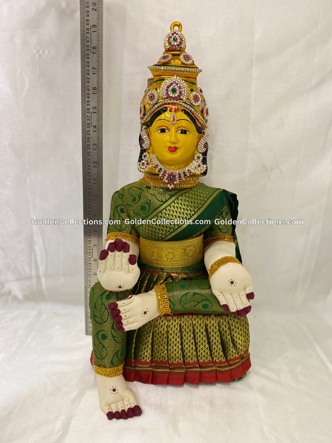 Varalakshmi Vratham Doll Decoration with Stones - VVD-038 2