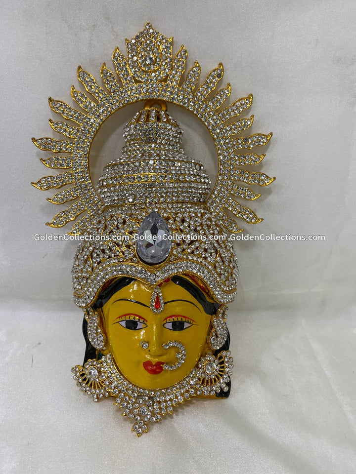 ISVP-Varalakshmi Goddess Yellow Face-9 Inches main image 0