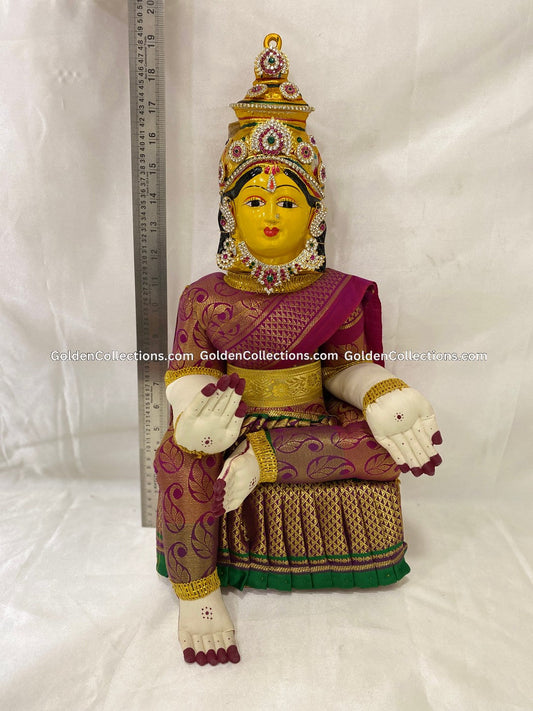 Varalakshmi Amman Idol Full Set 19 in Multi Color VVD036 for Varalakshmi Vratham pooja image 2