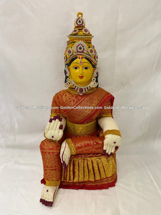Varalakshmi Amman Idol Full Set 19 in Multi Color VVD037 for Varalakshmi Vratham pooja image 1