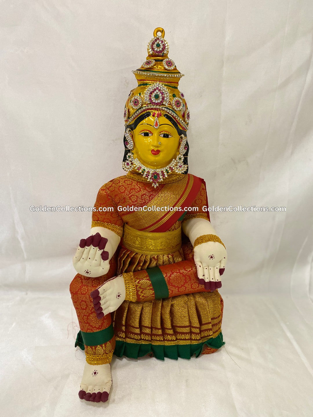Varamahalakshmi Idol with Jewelry Decorations - VVD-046