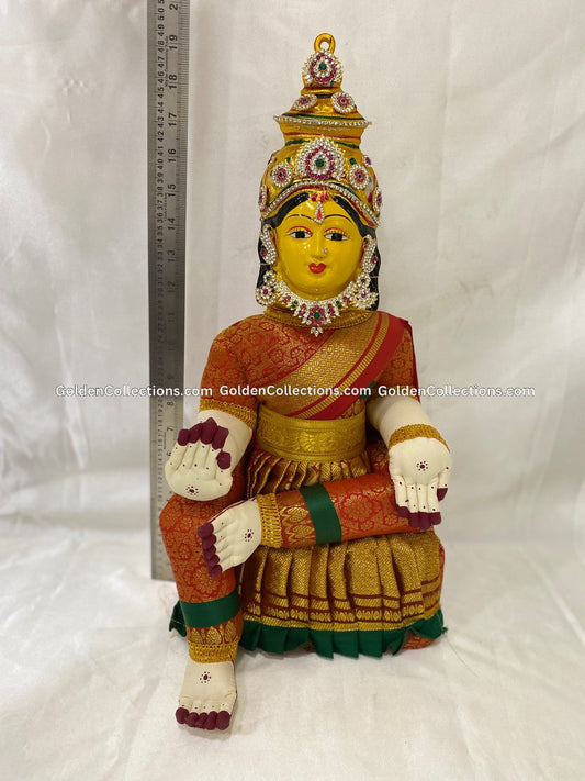 Varalakshmi Amman Idol Full Set 19 in Multi Color VVD046 for Varalakshmi Vratham pooja image 2