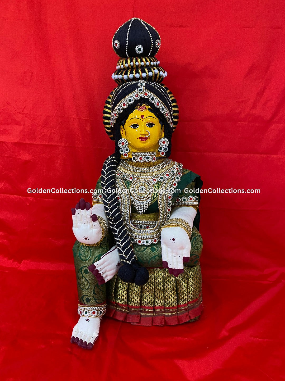 Varamahalakshmi Idol with Jewelry - VVD-090