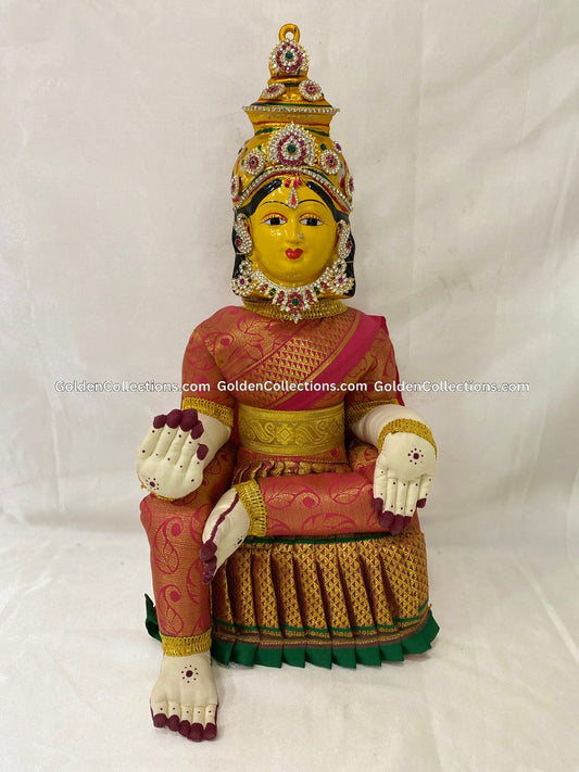 Varalakshmi Amman Idol Full Set 19 in Multi Color VVD034 for Varalakshmi Vratham pooja image 1