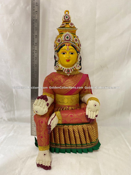 Varalakshmi Amman Idol Full Set 19 in Multi Color VVD034 for Varalakshmi Vratham pooja image 2