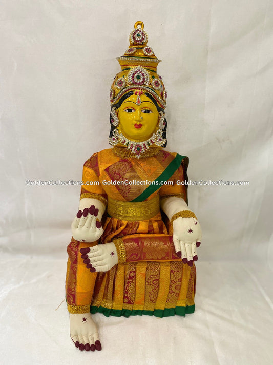 Varalakshmi Amman Idol Full Set 19 in Multi Color VVD033 for Varalakshmi Vratham pooja image 1