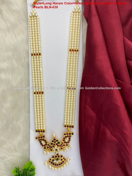 Your Destination for Bharatanatyam Long Necklaces BLN-030